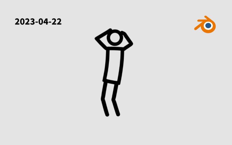 Blender火柴人跳舞动画-太阳鸽鸽资源站