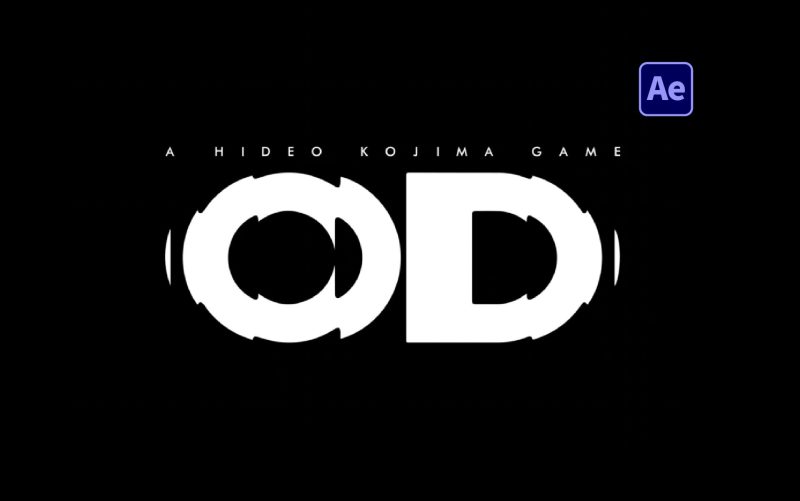 小岛秀夫OD动态logo动画-太阳鸽鸽资源站