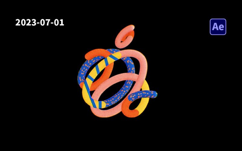 苹果创意徽标动画-太阳鸽鸽资源站