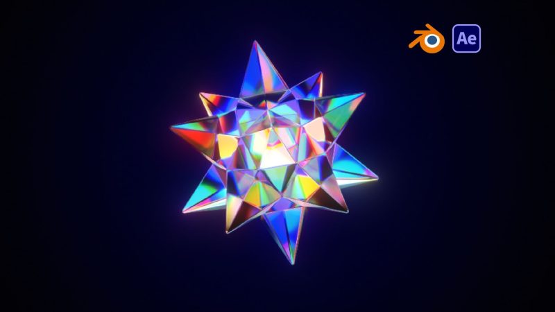 BL+AE万花筒玻璃折射动画-太阳鸽鸽资源站