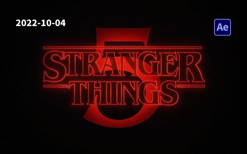 怪奇物语动态片头-太阳鸽鸽资源站