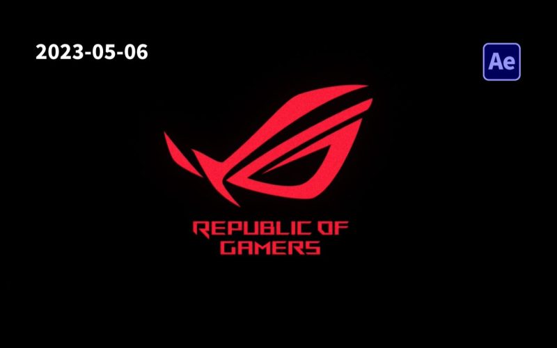 ROG动态logo-太阳鸽鸽资源站