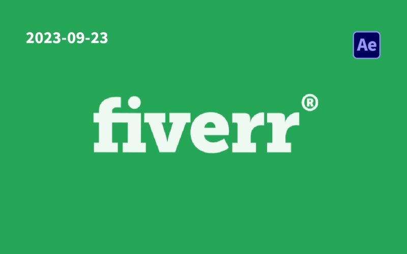Fiverr动态logo动画-太阳鸽鸽资源站
