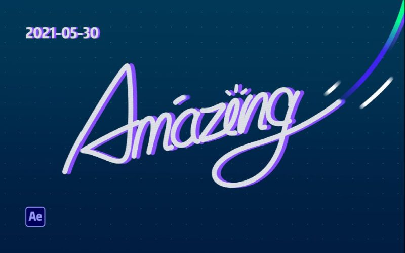 手绘风格动态LOGO制作教程-太阳鸽鸽资源站