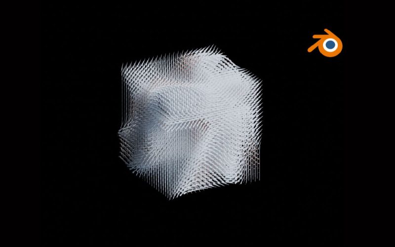 Blender4.0有机方块动画-太阳鸽鸽资源站