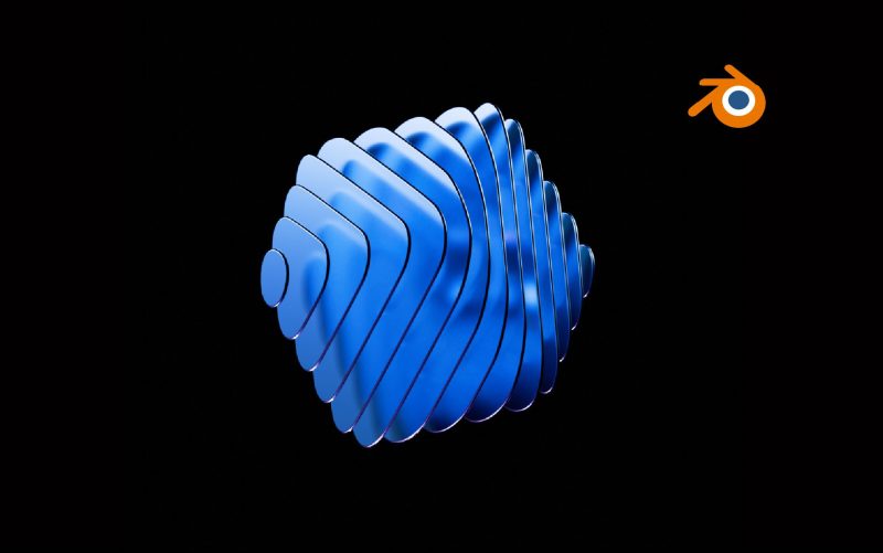 Blender高级阵列图形动画-太阳鸽鸽资源站