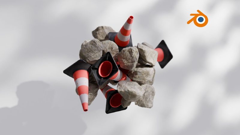 Blender零重力汇聚动画-太阳鸽鸽资源站