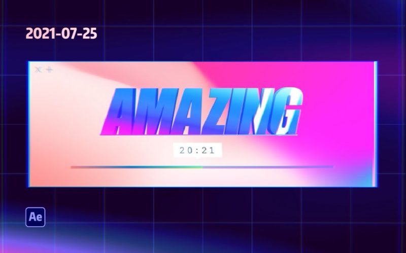 高级丝滑渐变MG动画-太阳鸽鸽资源站