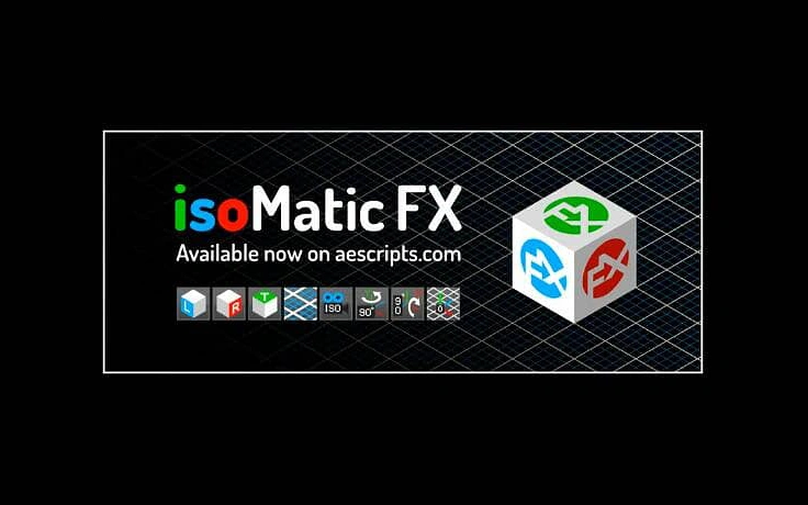 Isomatic FX V1.6.2 2D平面图形转三维空间透视效果插件-太阳鸽鸽资源站