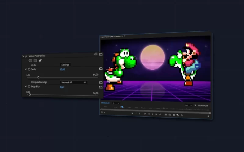 Vizual PixelPerfect v1.0.4 Win 复古8bit像素化视觉特效插件-太阳鸽鸽资源站