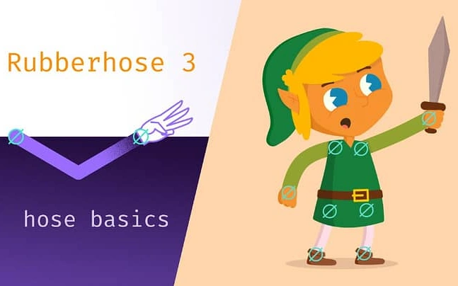 RubberHose v3.1.0 卡通人物关节骨骼绑定脚本-太阳鸽鸽资源站