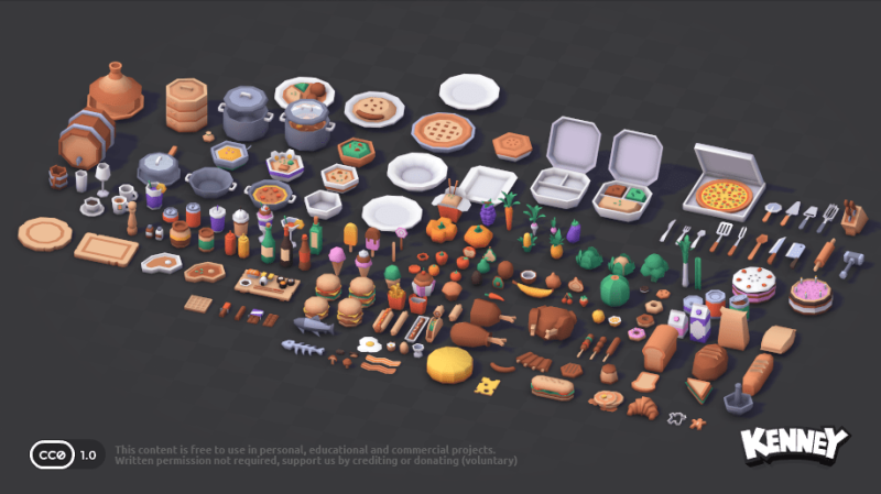 Kenney.nl 食品套装-太阳鸽鸽资源站