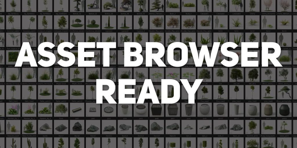 图片[2]-Vegetation Pro V5.1.1 花园植物树木预设库-太阳鸽鸽资源站