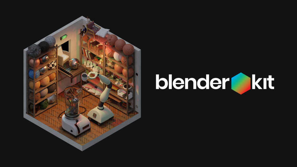 图片[1]-Blenderkit3.18 庞大免费材质与模型资产库-太阳鸽鸽资源站