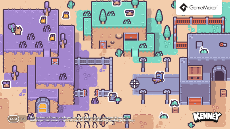 Kenney.nl 沙漠射击包-太阳鸽鸽资源站