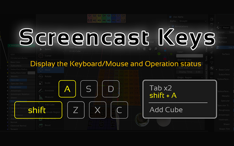 screencast_keys v4.2.1 屏幕录制按键插件-太阳鸽鸽资源站