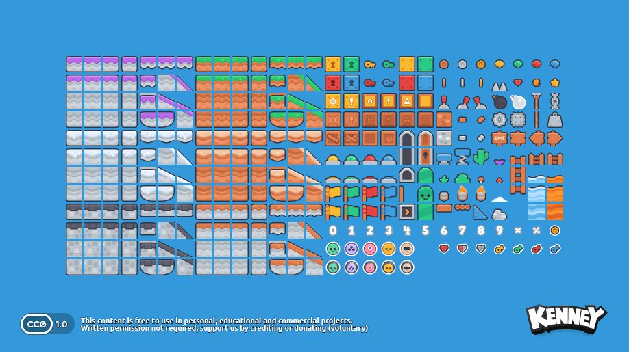图片[2]-Kenney.nl 新平台游戏包-太阳鸽鸽资源站