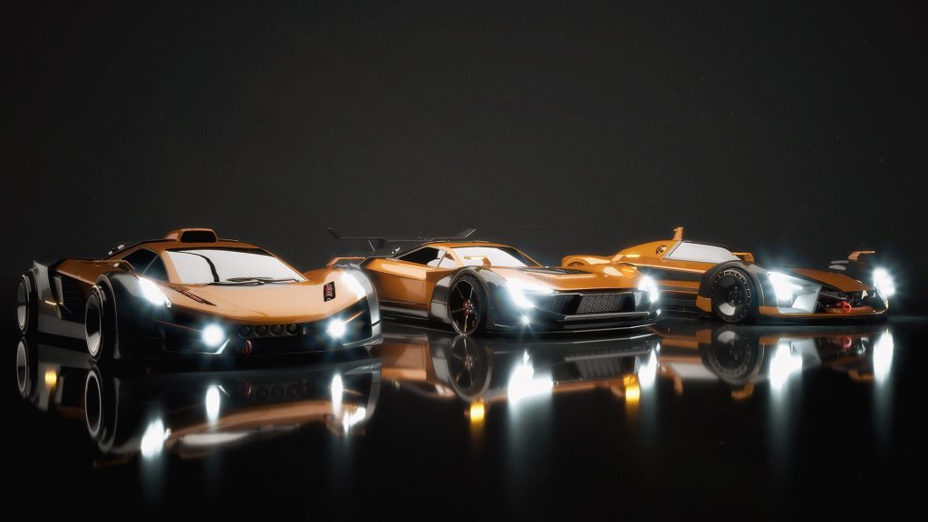 图片[1]-Kitbash3D – Veh: Supercars 赛车汽车3D模型-太阳鸽鸽资源站