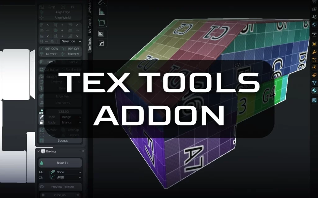 图片[1]-TexTools 1.6 开源的烘焙拆uv插件-太阳鸽鸽资源站