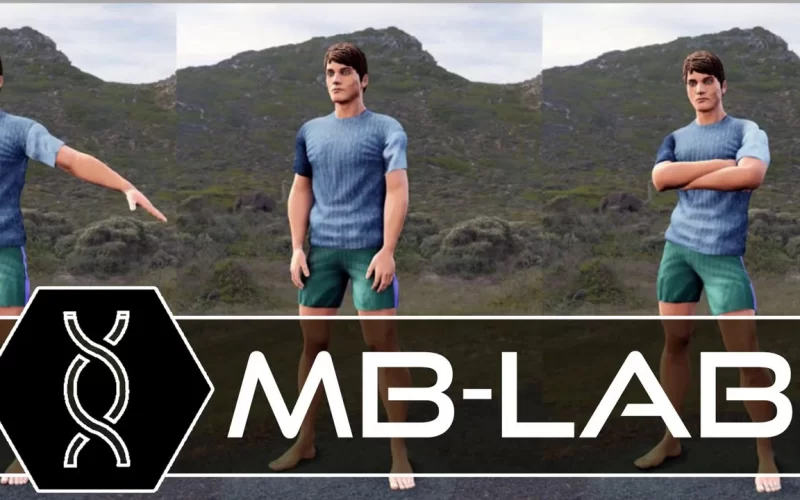 MB-Lab1.8.1 高精度人体角色生成器-太阳鸽鸽资源站