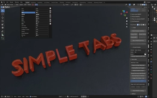 Simple Tabs V1.2.5 侧边栏N面板简单标签工具-太阳鸽鸽资源站