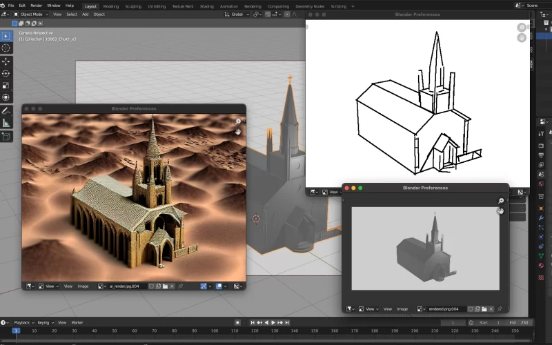 Ai Render1.1.0 智能渲染插件-太阳鸽鸽资源站