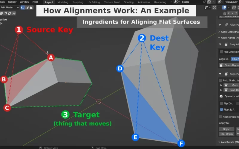 Mesh Align Plus v1.1.0 网格对齐插件-太阳鸽鸽资源站