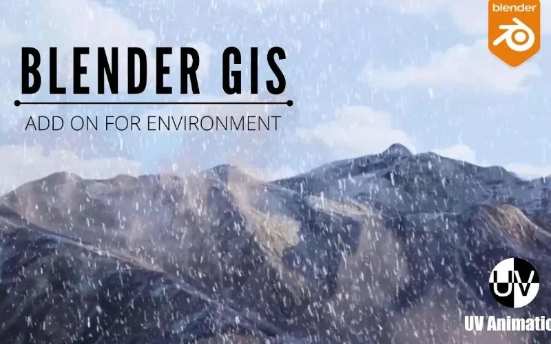 BlenderGIS v2.2.15 三维地理地形模拟建模插件-太阳鸽鸽资源站