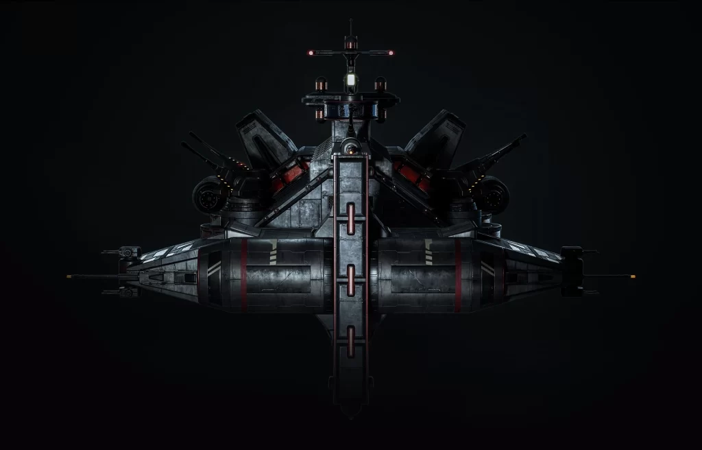 图片[2]-Kitbash3D – Sci-Fi Kits Spaceships Armada 科幻飞船战舰3D模型资产-太阳鸽鸽资源站